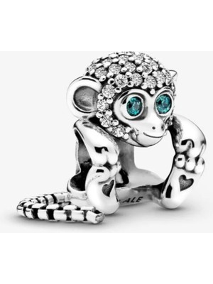 Lovecharm Pave Maymun Charm S925 Ayar