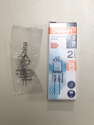 2 Adet Osram 64418 Oven 12V 10W  130 Lümen G4 Halolen Lamba