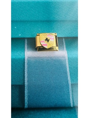 Lovecharm Marka Araba Model Pembe Gold Italyan Charm