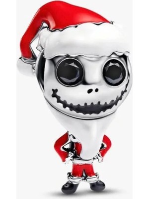 Lovecharm S925 Ayar Disney Noel Gecesi Kâbusu Jack Skellington Charm