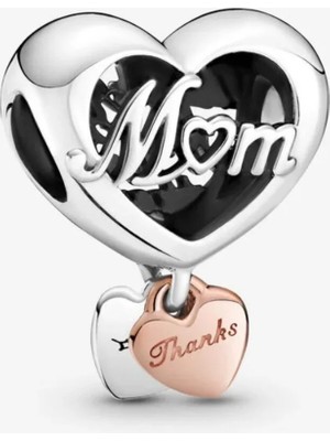 Lovecharm "teşekkürler Anne" Kalp Charm