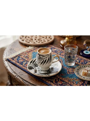 altabi Porselen Kahve Takımı 6 Kişilik | Özel Tasarım | 100 ml