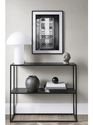 Muyika Design Dekoratif Ahşap Tablo 50X70 cm Modern Sanat Soyut Çizgi Tasarım - Yeni Nesil Şık Duvar Aksesuarı