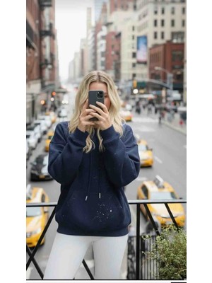 Kiko Collective Kapşonlu Sim Detaylı Sweatshirts