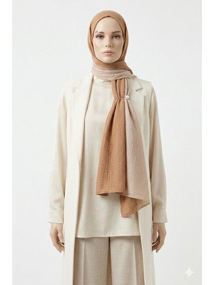 Ang-Scarf Degrade Müslin Şal