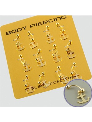 Teknoparkx Çapa Çelik Piercing 1 Adet Tknprk-Tkaks3