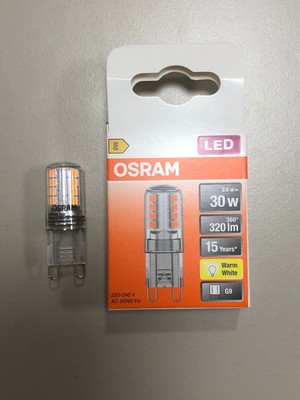Liğtex 5 Adet Osram G9 LED 2.6W =30W 320 Lümen 2700 Kelvin Sarı