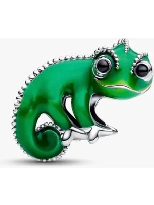 Lovecharm S925 Ayar Disney Rapunzel Pascal Renk Değiştiren Charm