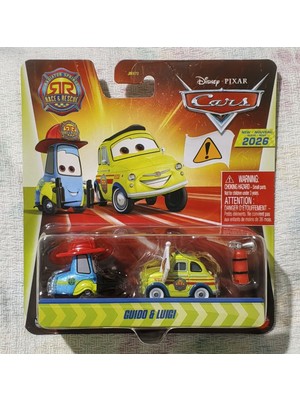Disney Dısney Pıxar Cars Race Rescue Luıgı Guıdo 2026 Nadir Koleksiyonluk Yangın Söndürücü Detaylı