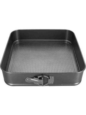Porland Pretty Cooker Kare Kelepçeli Kek Kalıbı 28 cm