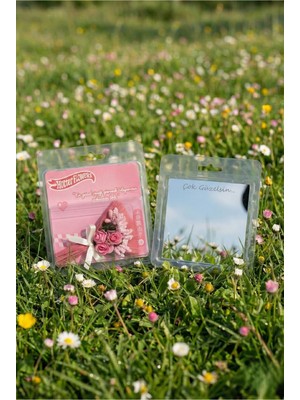 Minik Buket Aynalı Mini Çiçek Buketi Sevgiliye Özel Hediye Özel Tasarım Hotter Flowers