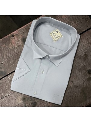 Eren Style Linen Keten Klasik %100 Cotton Kısa Kollu Terletmeyen Gömlek