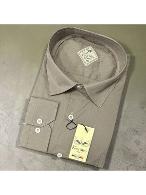 Eren Style Linen Keten Klasik %100 Cotton Kısa Kollu Terletmeyen Gömlek