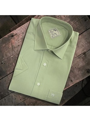 Eren Style Linen Keten Klasik %100 Cotton Kısa Kollu Terletmeyen Gömlek