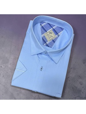Eren Style Linen Keten Klasik %100 Cotton Kısa Kollu Terletmeyen Gömlek