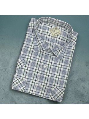 Eren Style Linen Keten Klasik %100 Cotton Kısa Kollu Terletmeyen Gömlek