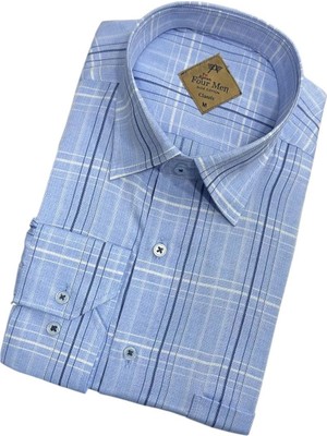Eren Style Linen Keten Klasik %100 Cotton Uzun Kollu Terletmeyen Gömlek