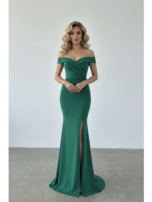 Ang Butik Kadın Balık Kesim Gece Abiye Elbise