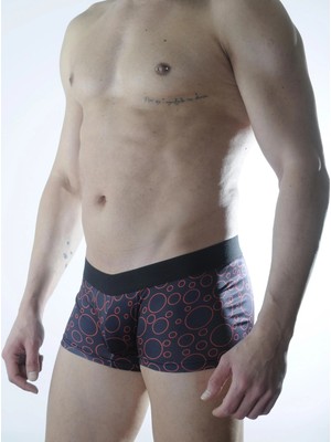 TeknoKapsül Erkek Daire Desenli Boxer