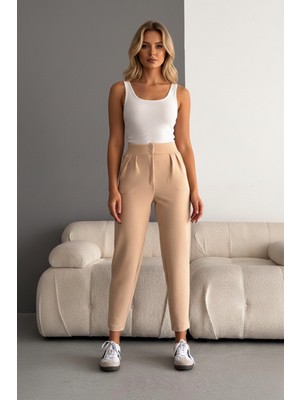 Ang Butik Kadın Ithal Krep Trend Pantolon