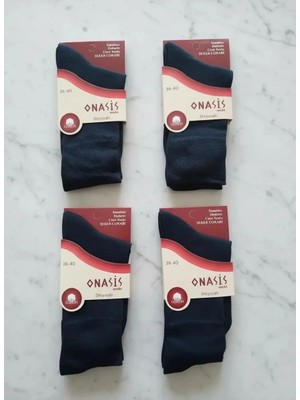 Efem İç Giyim Ekonomik Diyabetik Dikişsiz Bayan Siyah Şeker Çorabı 12'li Paket