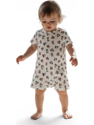 Bianco Figlio Bebek Kısa Paçalı Tulum