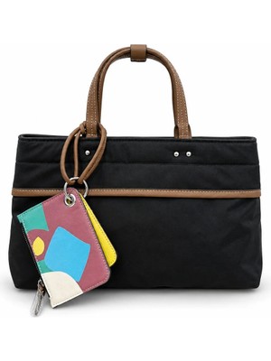 PaminBags Aksesuar Ithal Cüzdan Charmlı Saten Şişme Çok Gözlü Çanta PMN0053