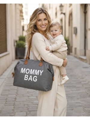 PaminBags Aksesuar Baskılı Anne Bebek Valiz Omuz Çantası PMN0080