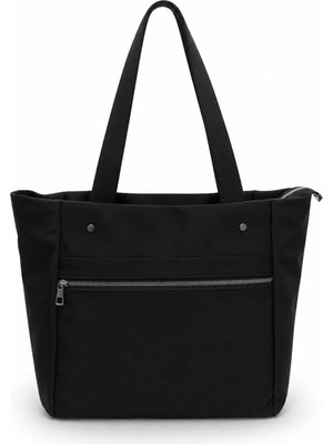 PaminBags Aksesuar Fermuarlı Saten Büyük Omuz Çanta PMN0052