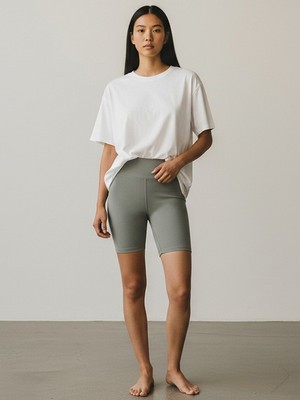 Caprix Activewear Kadın Skinny Fit Mint Yeşili Tayt