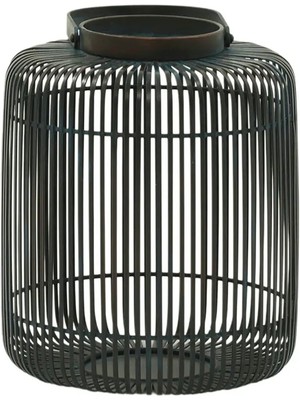 Yargıcı Renkli Metal Silindir Fener(26x29 Cm)