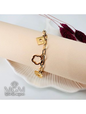 Ulora Çelik Bileklikler 17+5 cm Uzatma Payı - KBL0146