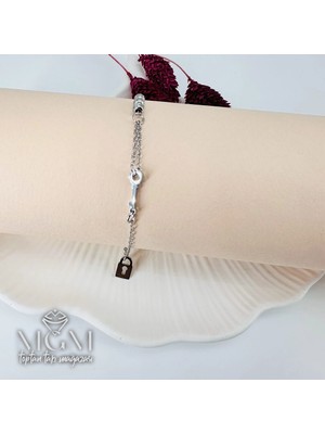 Ulora Rodyum Çelik Bileklikler 16+5 cm Uzatma Payı - KBL0107
