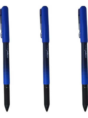 Liqeo 1.0 mm Mavi İmza Kalemi 3 Adet Yumuşak Yazım ile Kolay Kullanım Sunar