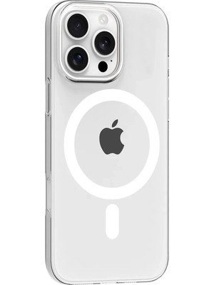 Durukar®   iPhone 16 Pro Max Pc Blank Magsafe Kapak - Şeffaf