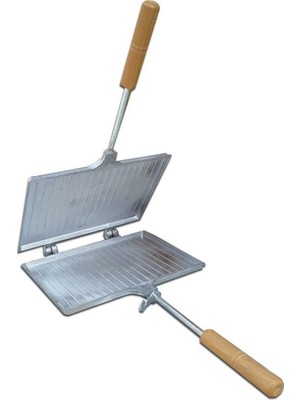 Özaslanlılar Ocak Üstü Alüminyum El Tost Makinesi Döküm Malzeme ile Pratik Tost Hazırlama