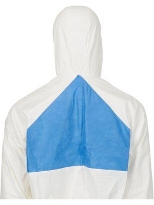 3M 4540 Beyaz Tulum Mavi Sırt Üçgenli (XL)