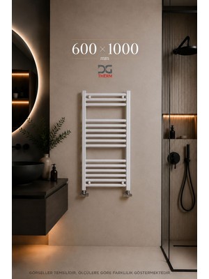 Dg Therm Beyaz 600*1000 Havlupan 14 Borulu 60*100 cm Havlupan