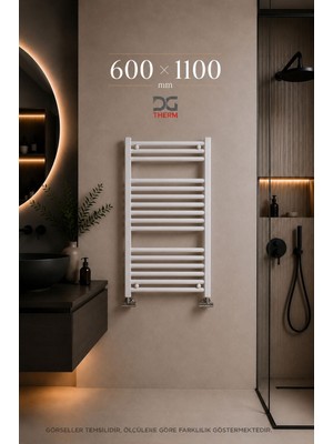 Dg Therm Beyaz 600*1100 Havlupan 15 Borulu 60*110 cm Havlupan