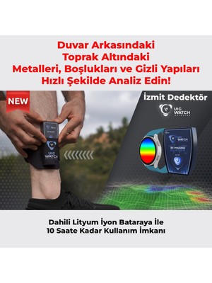 Uıg Watch 3D Görüntüleme Sistemi Akıllı Saat Tasarımlı Yeraltı Görüntüleme Cihazı