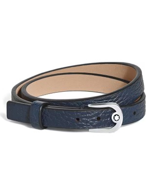 Montblanc Grain Deri At Nalı Tokalı Bileklik 136937