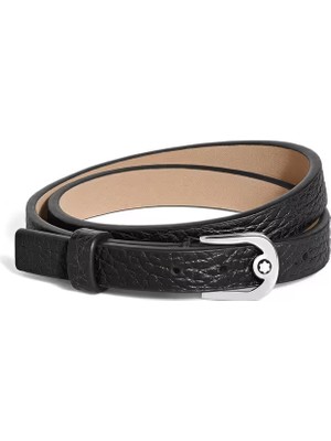 Montblanc Grain Deri At Nalı Tokalı Bileklik 136938