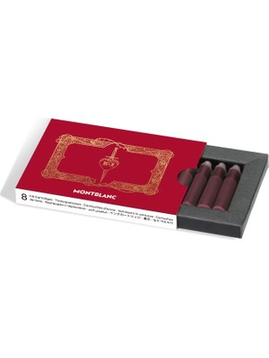 Montblanc Meisterstück Romeo & Juliet Verona Kırmızı Mürekkep Kartuşları 136806