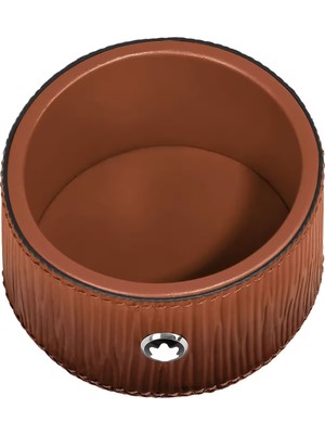 Montblanc Corteccia Sfumato Deri Küçük Boy Yuvarlak Masa Aksesuarı 136841