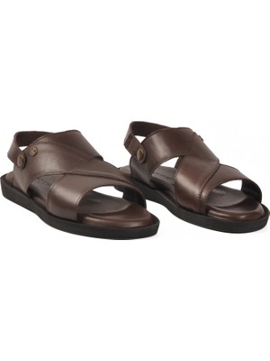 Pierre Cardin PC-7315 M Kahve Erkek Sandalet