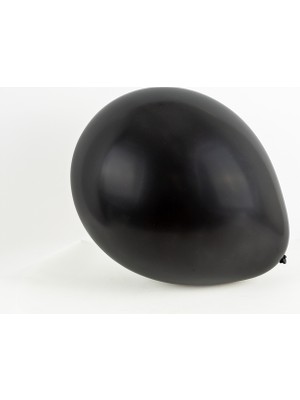 Niyet Balon - Balon - Parti - Süsleme - Siyah - 100 Adet - 12INÇ