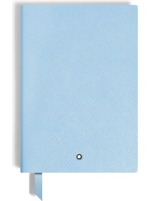 Montblanc Saffiano Deri Açık Mavi Orta Boy Defter 134759