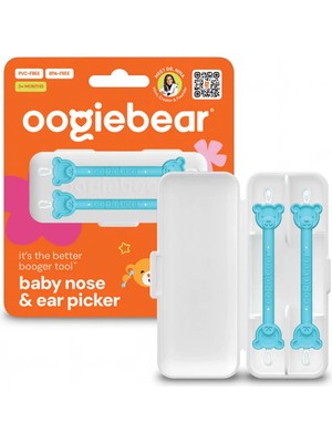 Oogiebear - Burun ve Kulak Temizleyici 2 Adet Mavi