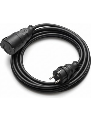 Geseus Elektrikli Araçlar ve Yüksek Güç Çeken Cihazlar İçin 3X2,5mm TTR Bakır Premium 5Mt Uzatma Kablosu IP44 Onaylı-