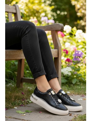 Ayakmod 431156 Z Siyah Kadın Spor Ayakkabı